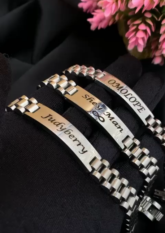 Custom Mens Rolex linked Bracelets